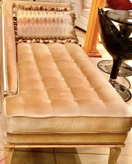 Custom Made Chaise.