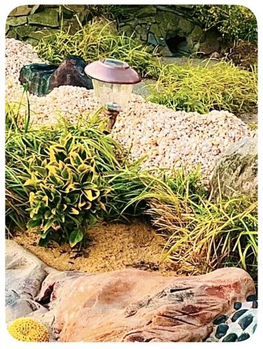 Image Next To Entry. Hand Chiseled Ocean Composition.